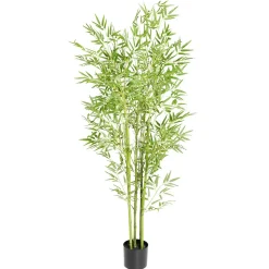 Árbol De Bambú Artificial En Maceta