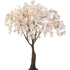 Árbol De Flores De Cerezo Artificial Blanco, 150 Cm