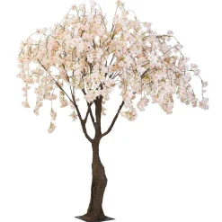 Árbol De Flores De Cerezo Artificial Blanco, 150 Cm