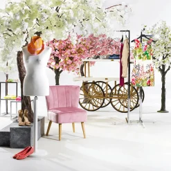 Árbol De Flores De Cerezo Artificial, 220 Cm