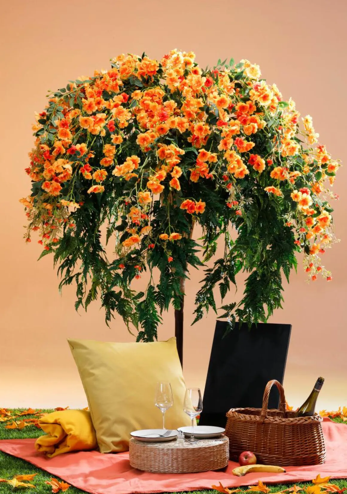 Árbol De Helechos De Flor 190cm