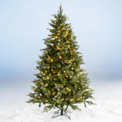 Árbol De Navidad Artificial Nordmann Abeto Con LED 180 Cm