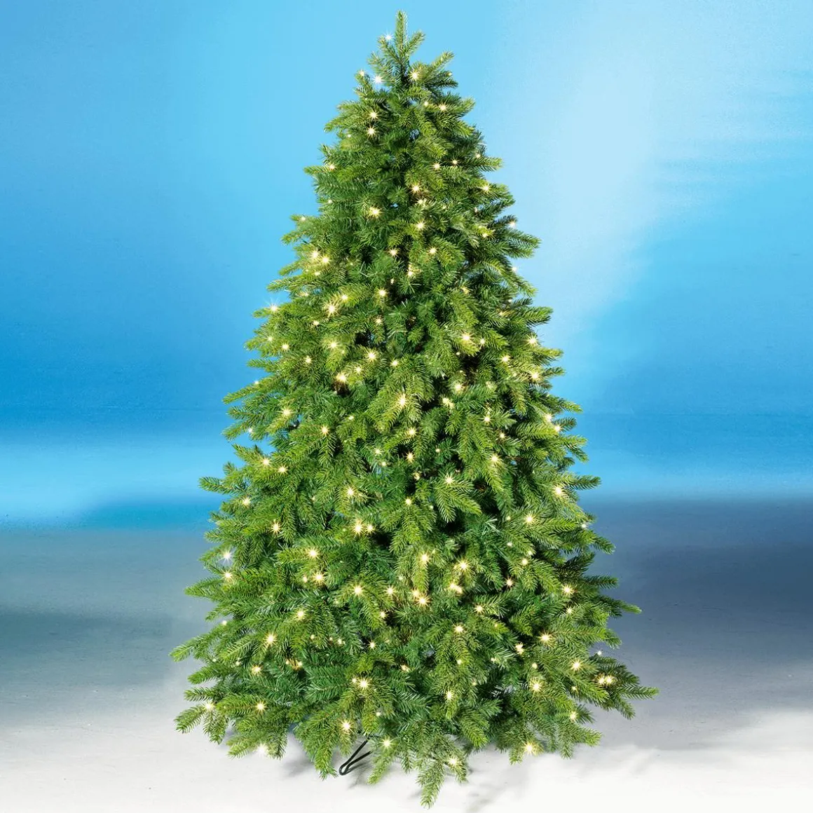 Árbol De Navidad Artificial Nordmann Abeto Con LED 180 Cm