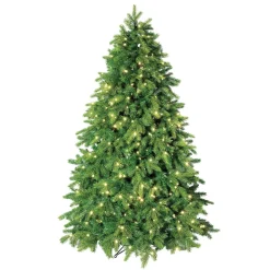 Árbol De Navidad Artificial Nordmann Abeto Con LED 210 Cm