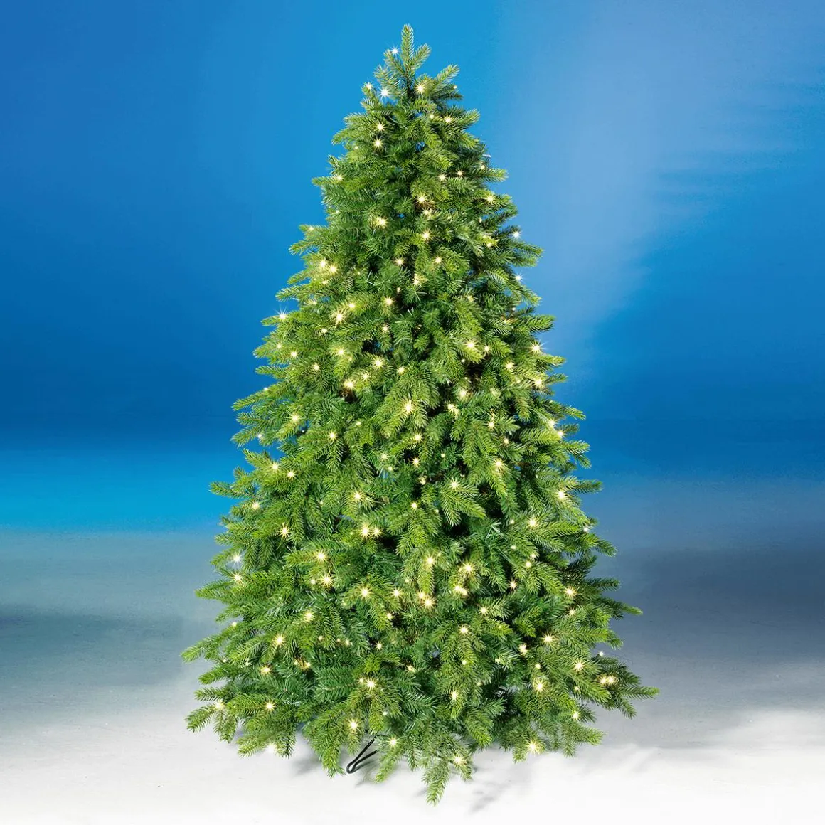 Árbol De Navidad Artificial Nordmann Abeto Con LED 240 Cm