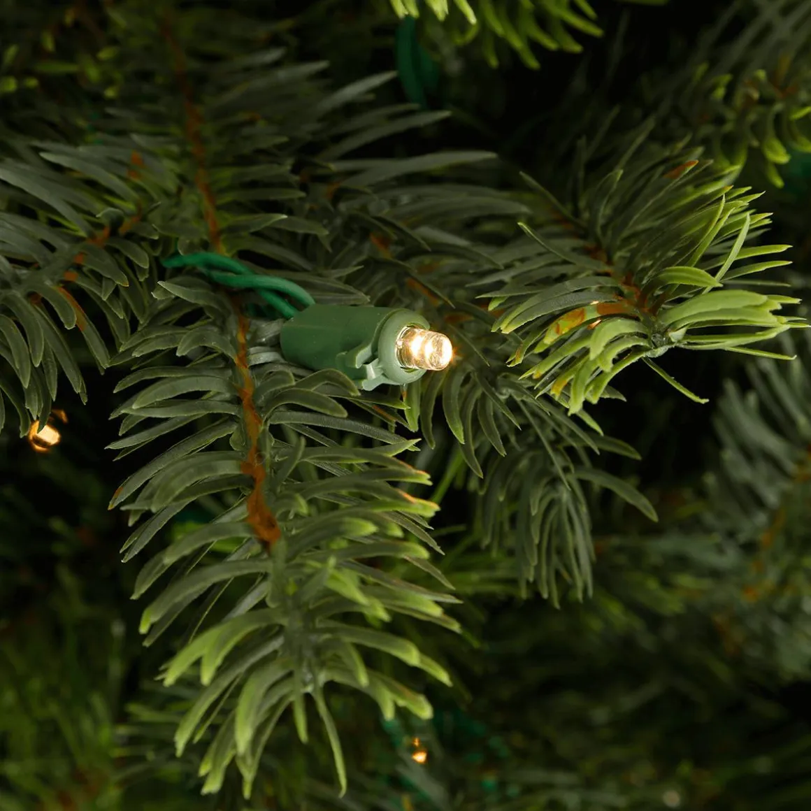 Árbol De Navidad Artificial Nordmann Abeto Con LED 240 Cm