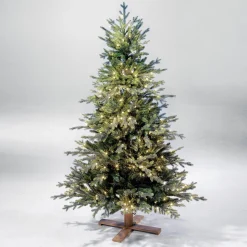 Árbol De Navidad Artificial Abeto Douglas Con LED 210 Cm