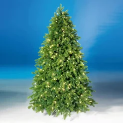 Árbol De Navidad Artificial Nordmann Abeto Con LED 300 Cm