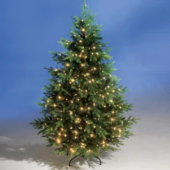 Árbol De Navidad Artificial Moldeado Por Inyección Pícea De Noruega Con LED 180 Cm