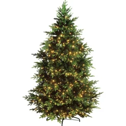 Árbol De Navidad Artificial Moldeado Por Inyección Pícea De Noruega Con LED 240 Cm