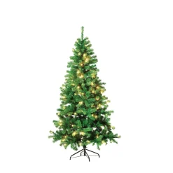 Árbol De Navidad Artificial Estrecho Con LED 210 Cm
