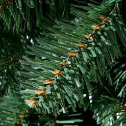 Árbol De Navidad Artificial Abeto Plateado Con LED 210 Cm