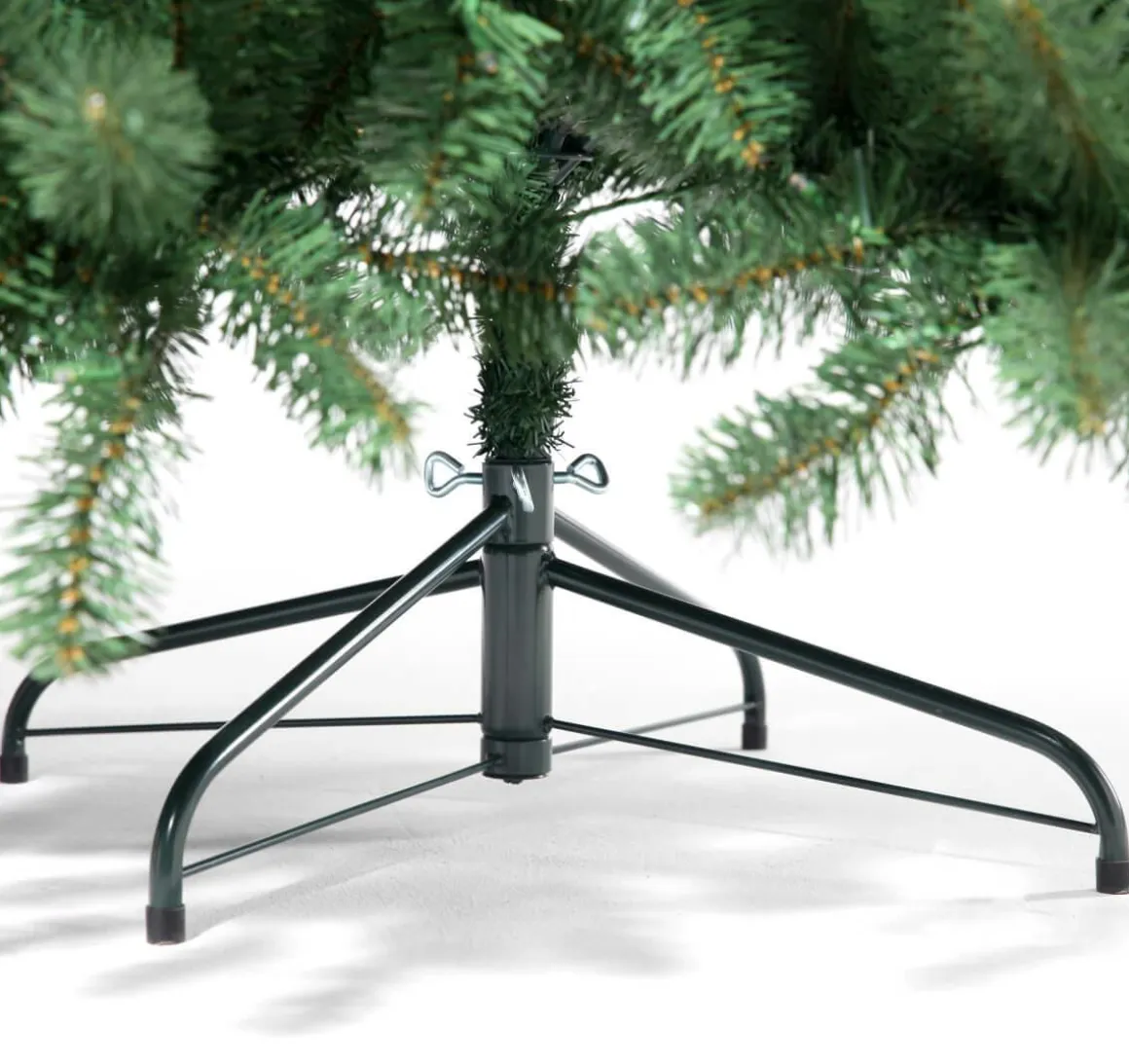 Árbol De Navidad Artificial Abeto Plateado Con LED 240 Cm