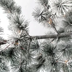 Árbol De Navidad Artificial Colgante Pino Con Agujas Escarchadas Y LED 300 Cm