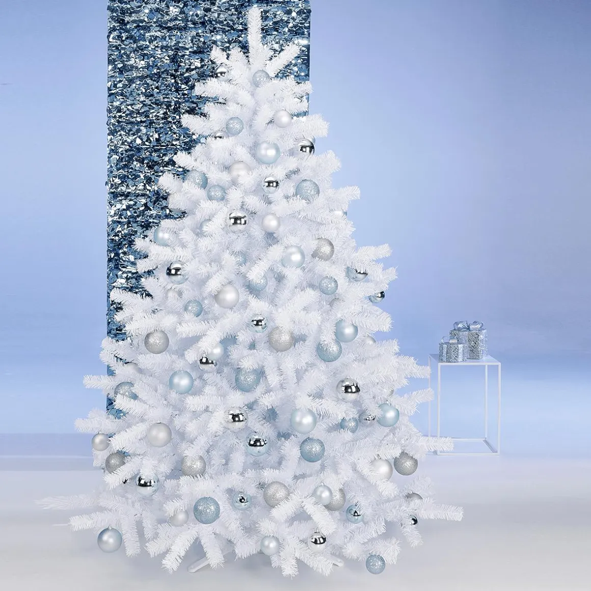 Árbol De Navidad Artificial De Luvi Blanco, B1