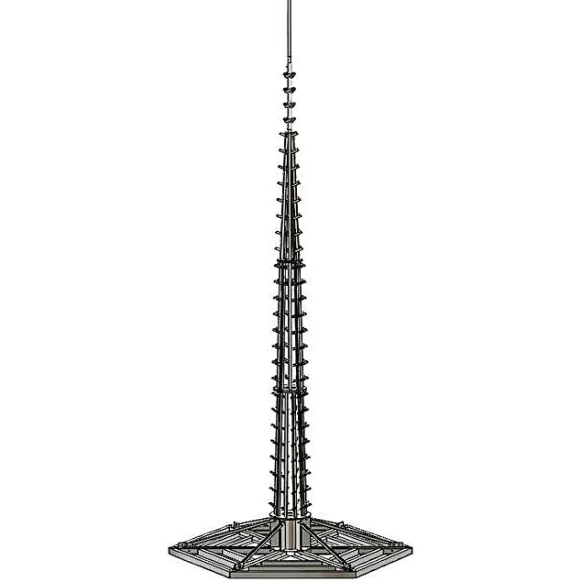 Árbol Gigante "Deluxe" Altura 600 Cm