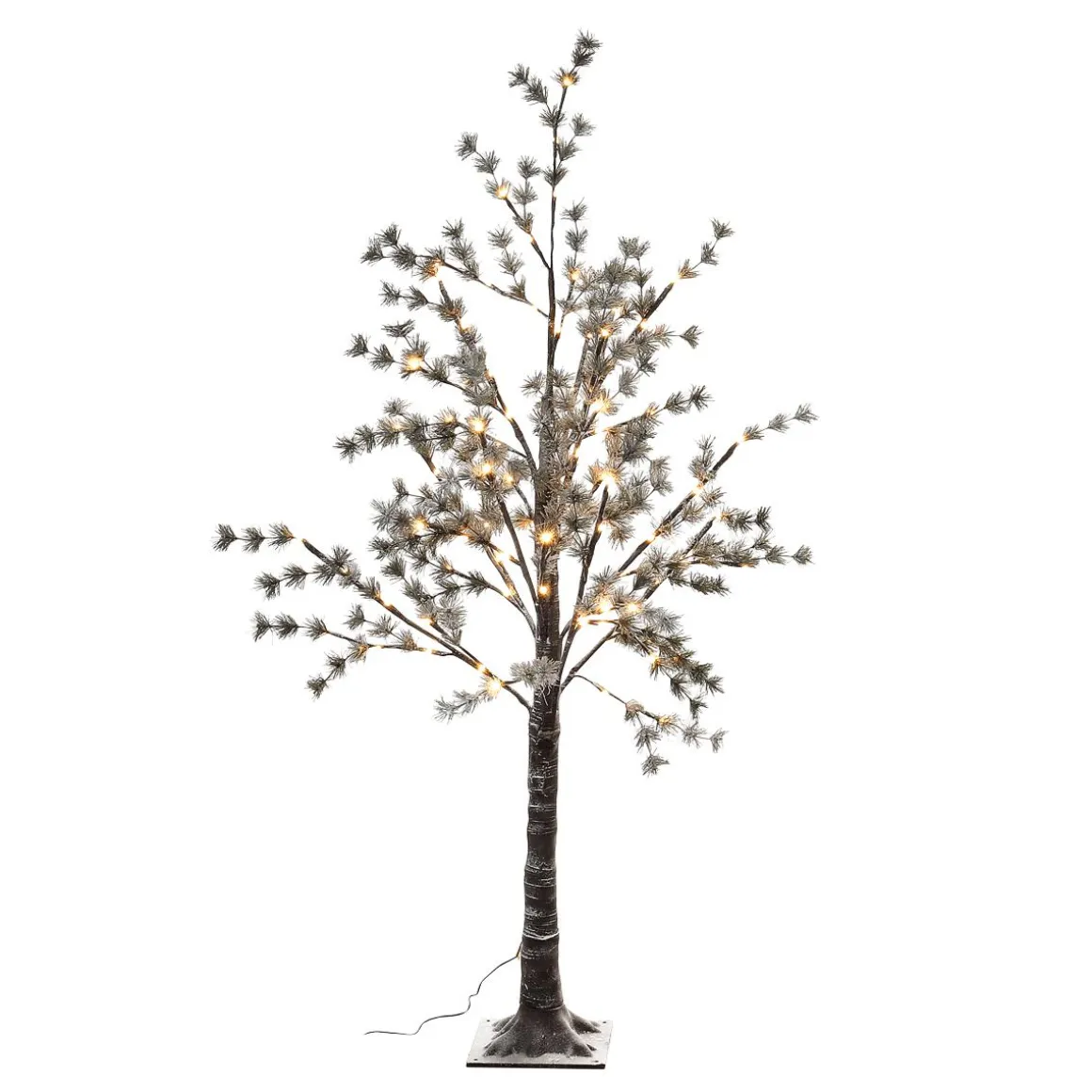 Árbol LED Blanco Cálido Marrón 150 Cm