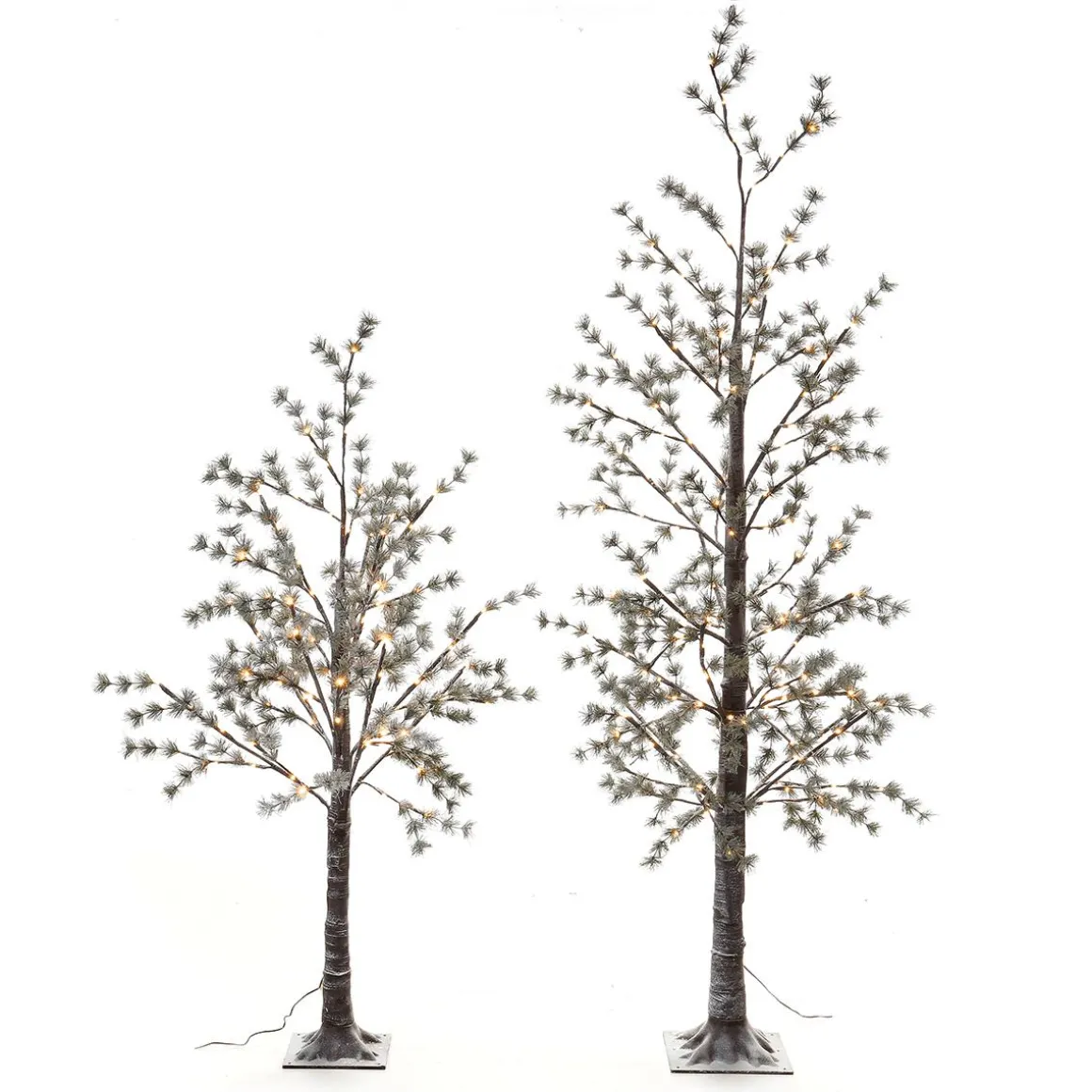 Árbol LED Blanco Cálido Marrón 150 Cm