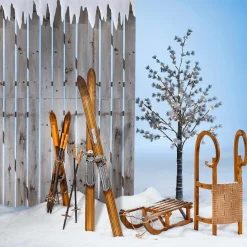 Árbol LED Blanco Cálido Marrón 150 Cm