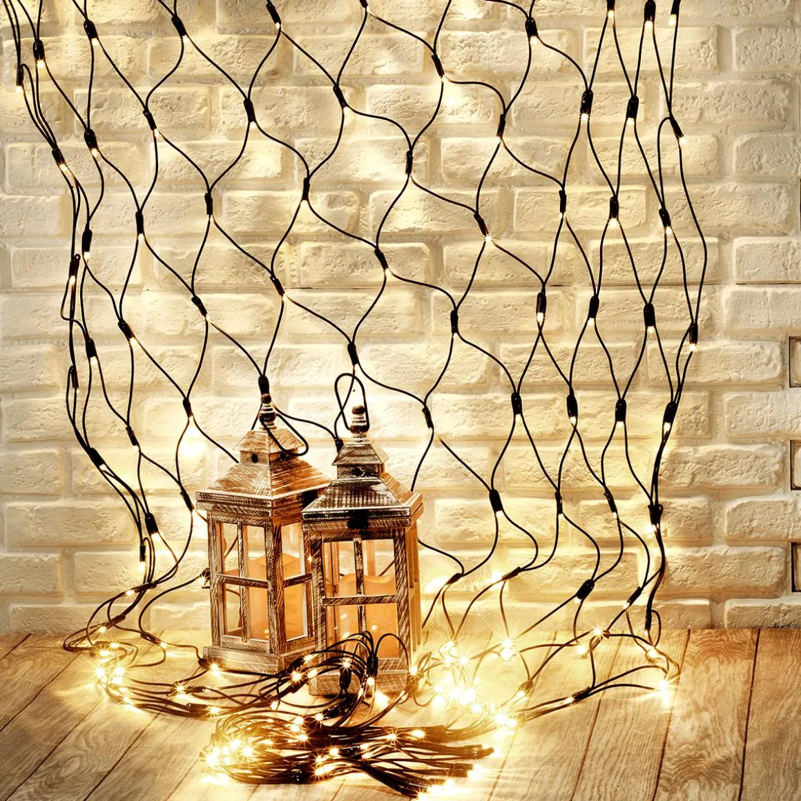 Red De Luces LED Para Uso Profesional Sistema IP67, 200 LED, 250 X 120 Cm, Sin Cable