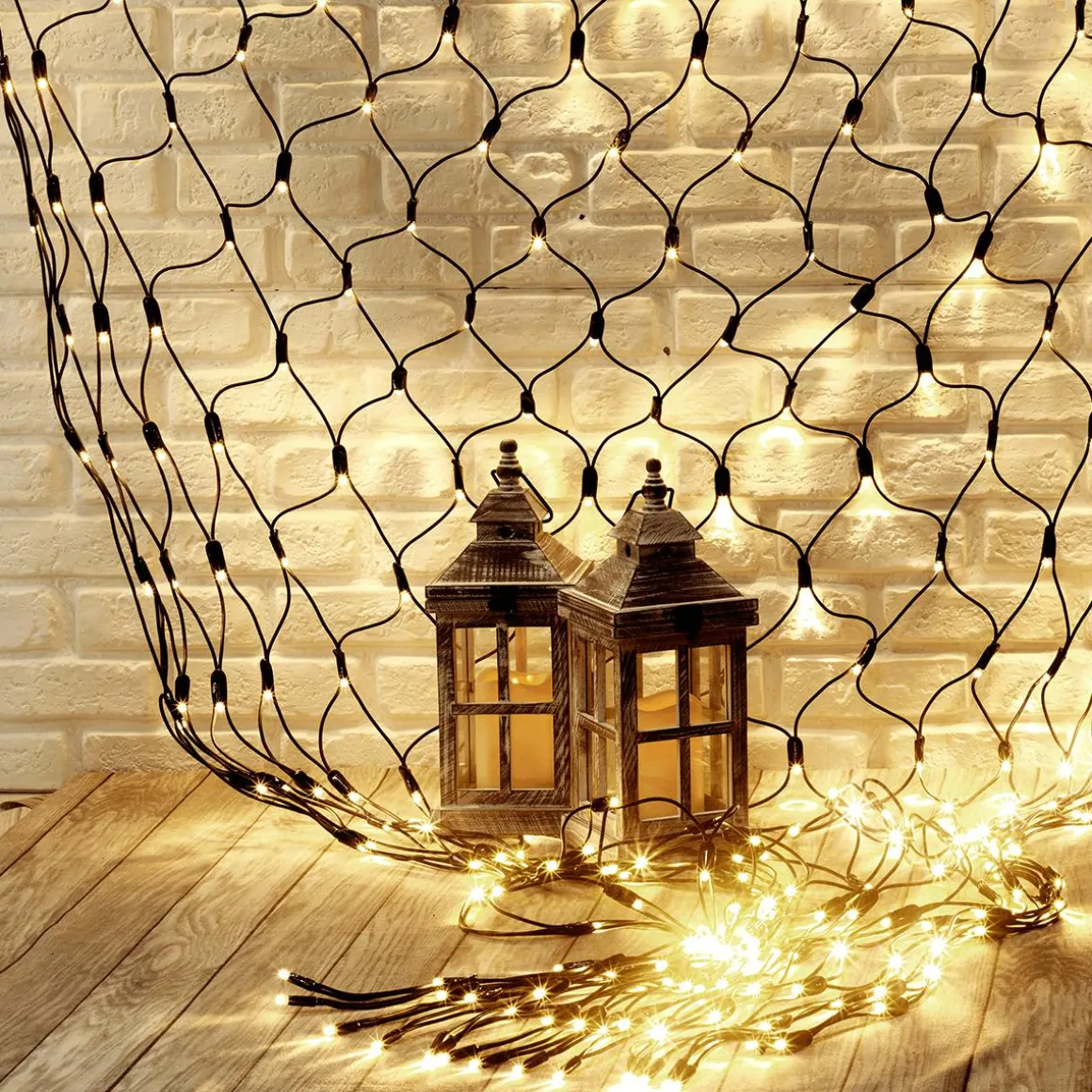 Red De Luces LED Para Uso Profesional Sistema IP67, 300 LED, 200 X 200 Cm, Sin Cable
