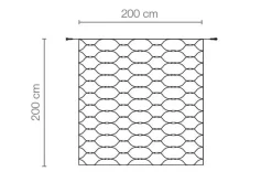 Red De Luces LED Para Uso Profesional Sistema IP67, 300 LED, 200 X 200 Cm, Sin Cable