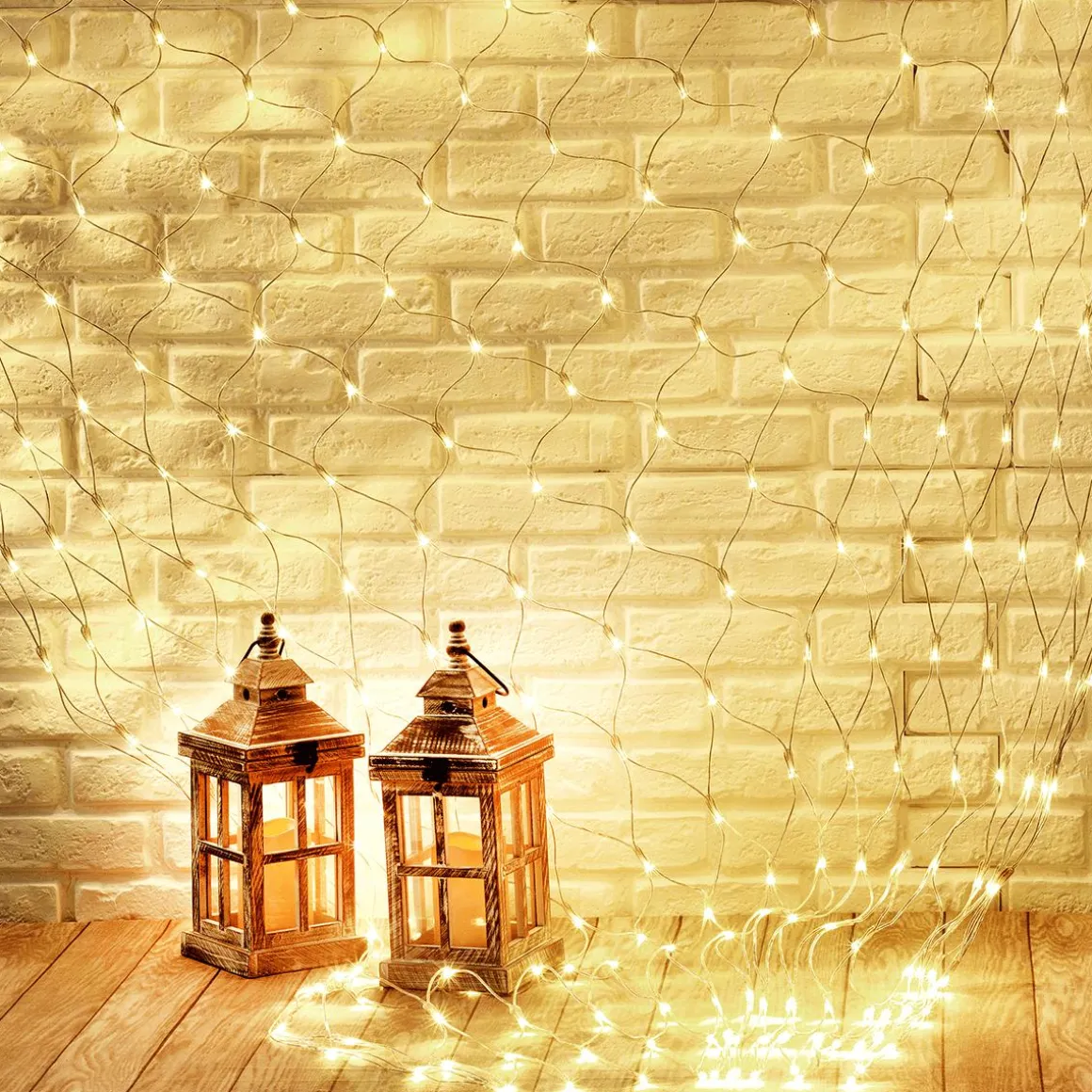 Red De Luces LED Para Uso Profesional Sistema IP20, 500 LED, 200 X 200 Cm, Sin Cable