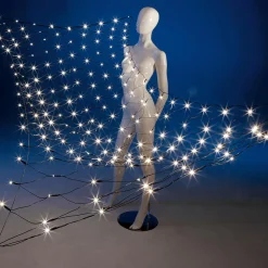 Red De Luz LED Para Exterior, 240 Cm, Verde