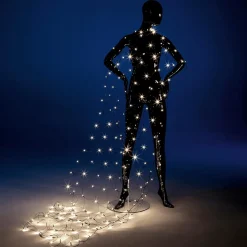 Red De Luz LED Para Exterior, 240 Cm, Verde