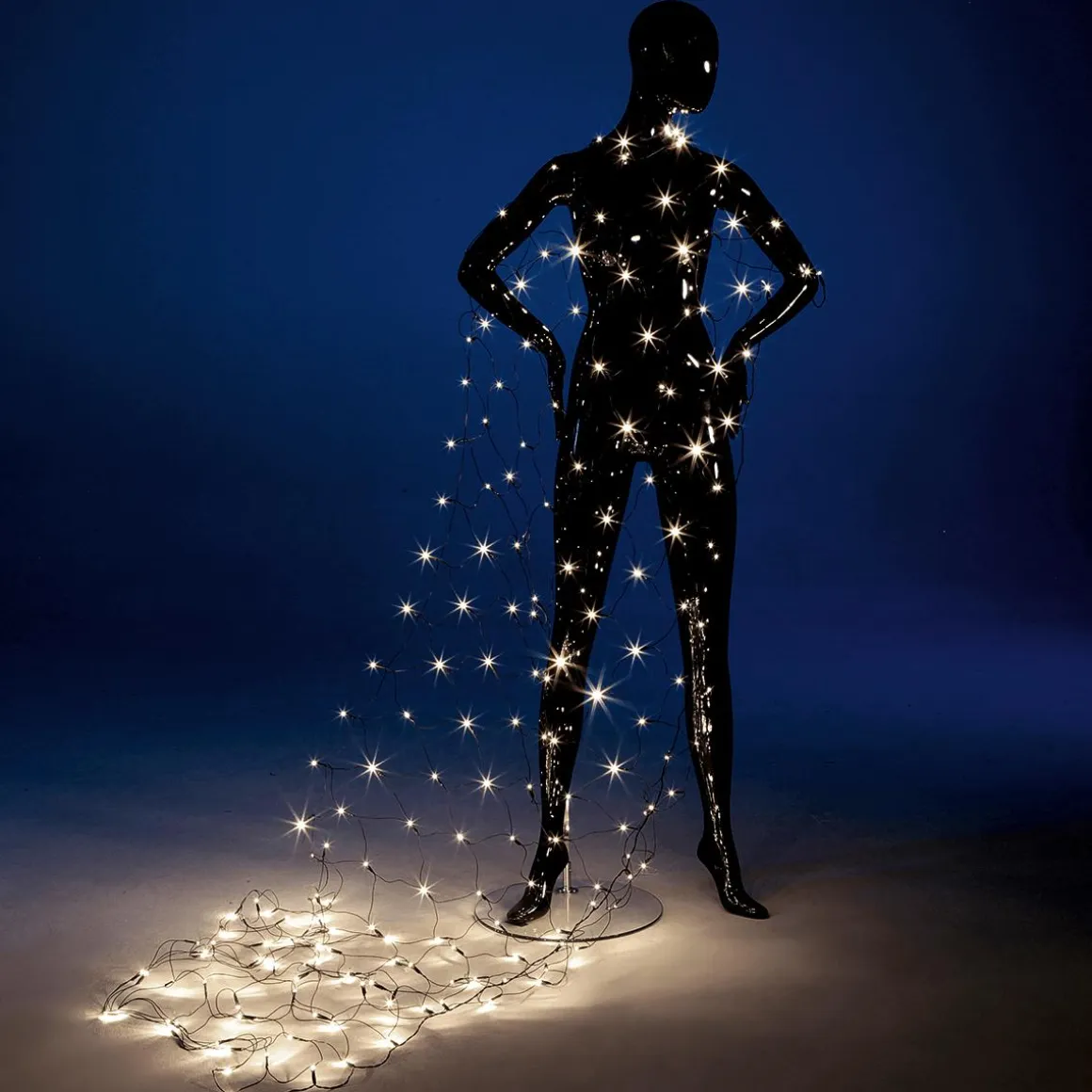 Red De Luz LED Para Exterior, 240 Cm, Verde