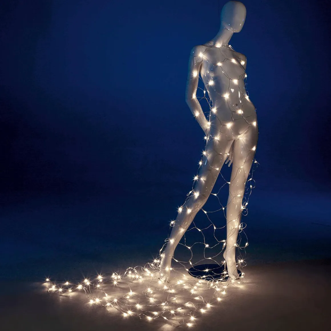 Red De Luz LED Profesional IP20, 250 Cm Sin Cable De Alimentación, Transparente