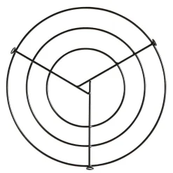 Rejilla Para El Techo Anular Negra Ø 40 Cm