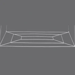 Rejilla Para Techo Rectangular Blanca 150 X 100 Cm