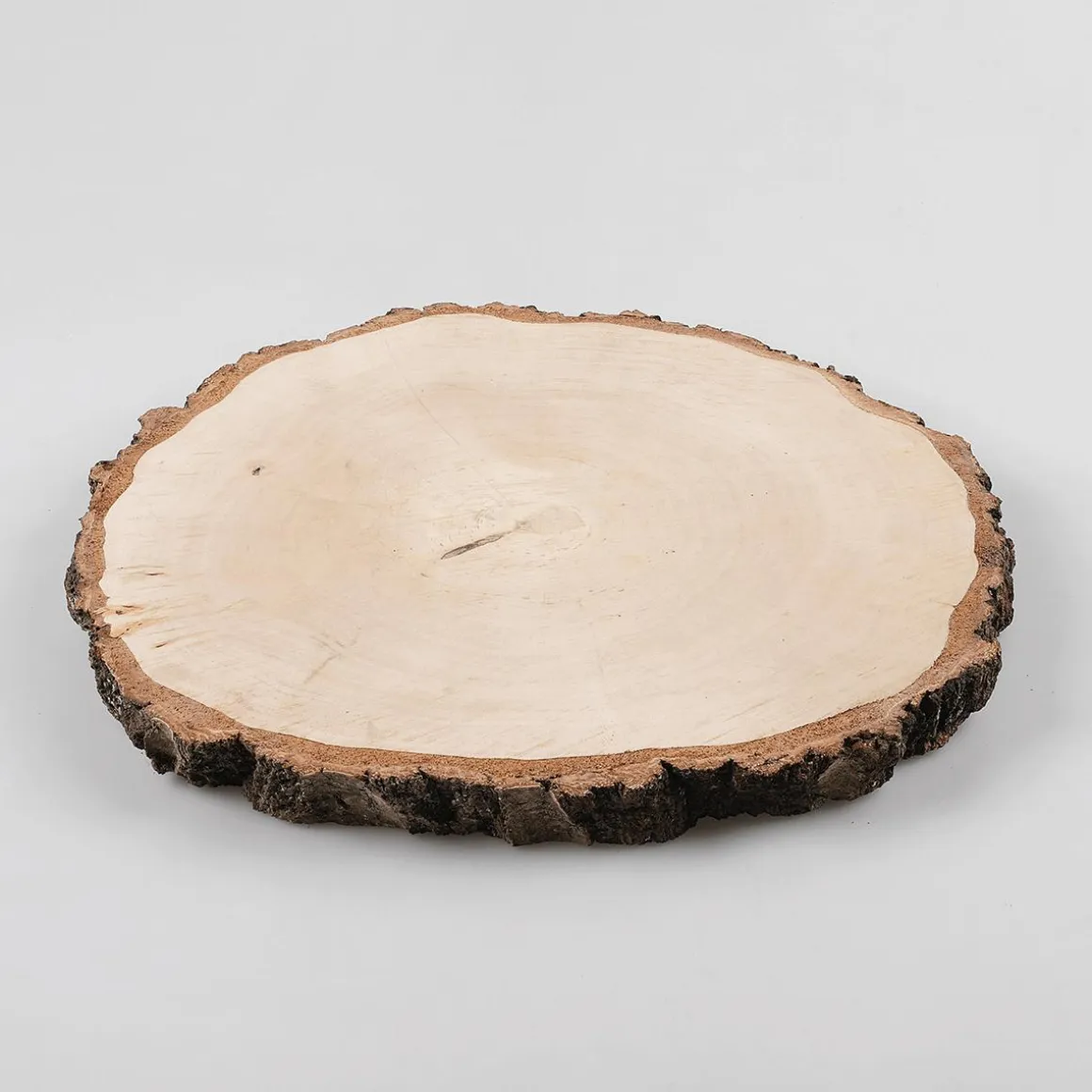 Rodaja Decorativa De Madera De Abedul De Unos 30 Cm De Diámetro