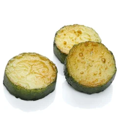 Rodajas De Falso Calabacín A La Parrilla 3 Piezas Alimento Falso 3,50 Cm Ø