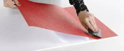 Rollo De Película Adhesiva Con Purpurina Roja De 50 Cm X 5 M