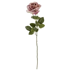 Rosa Artificial, 68 Cm, Color Malva