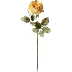 Rosa Artificial Amarillo, 60 Cm