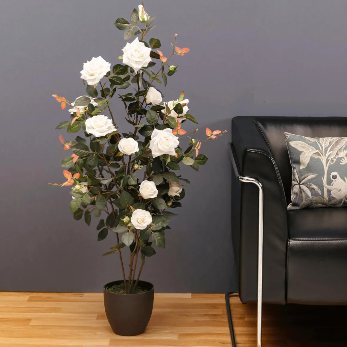 Rosal Artificial En Maceta 115 Cm