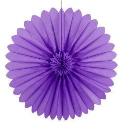 Rosetón De Papel Ignífugo Violeta 60 Cm Ø