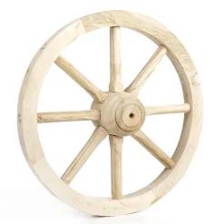Rueda De Carro Decorativa De Madera 40 Cm