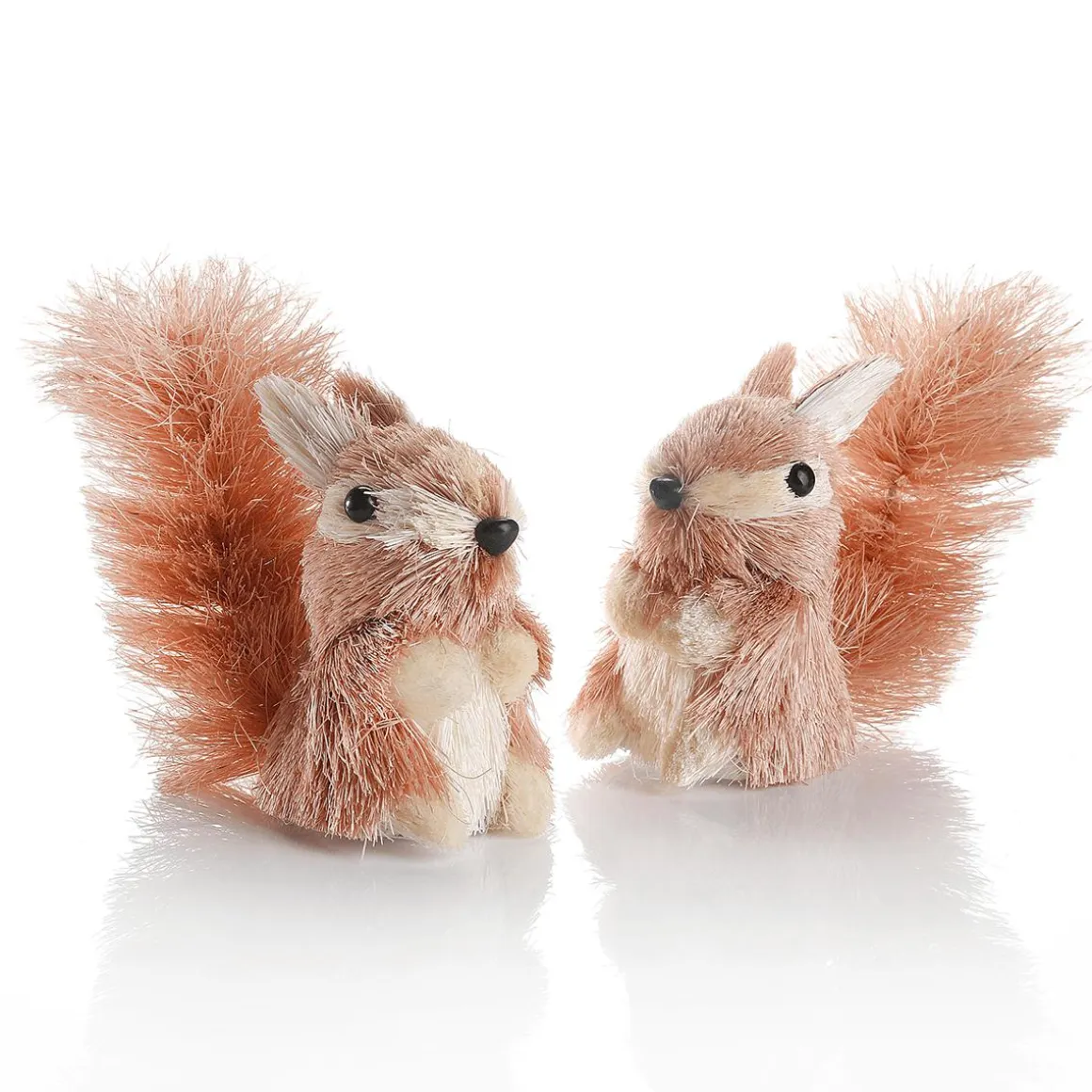 Set De 2 Figuras Decorativas De Ardilla, 11 Cm De Altura