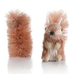 Set De 2 Figuras Decorativas De Ardilla, 11 Cm De Altura