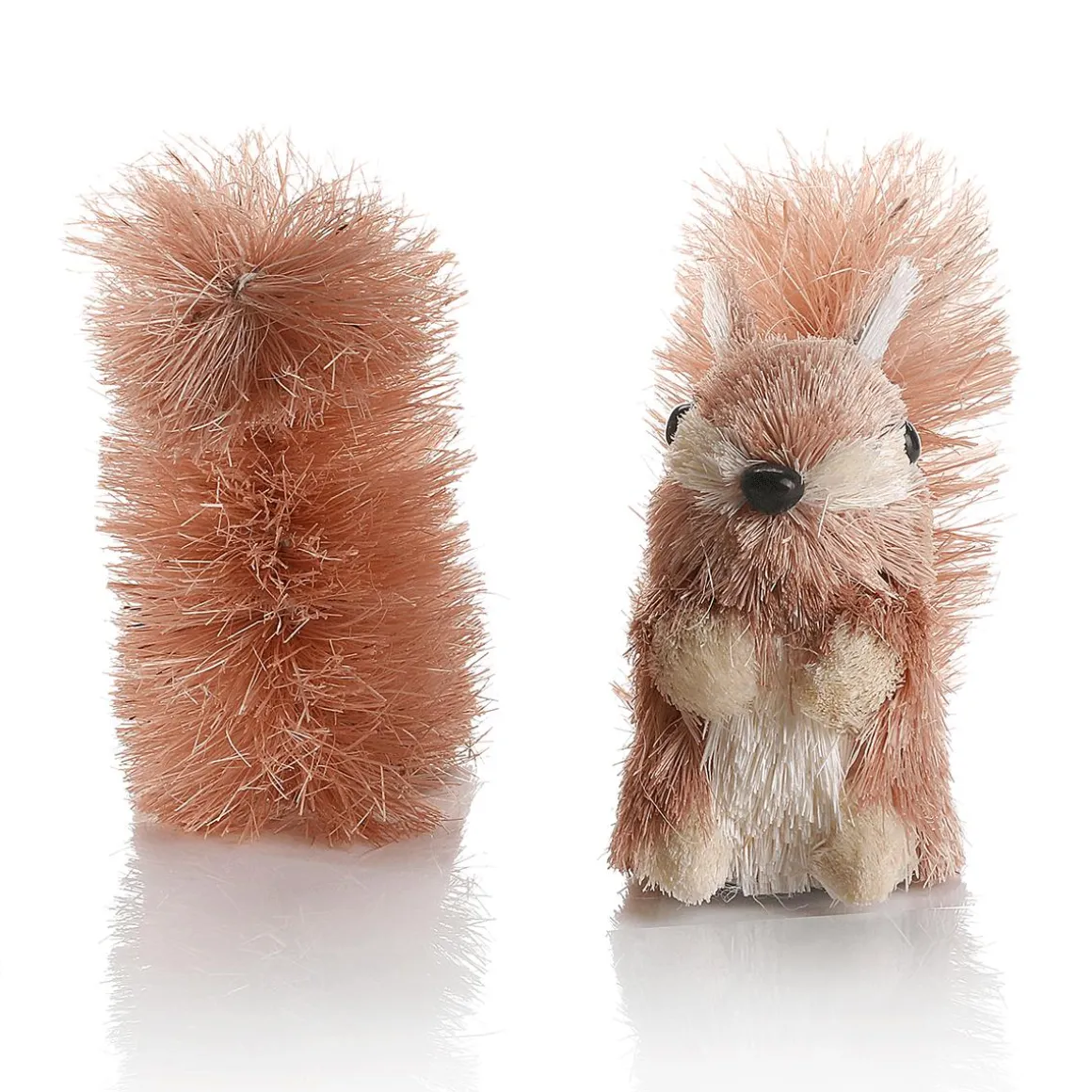 Set De 2 Figuras Decorativas De Ardilla, 11 Cm De Altura