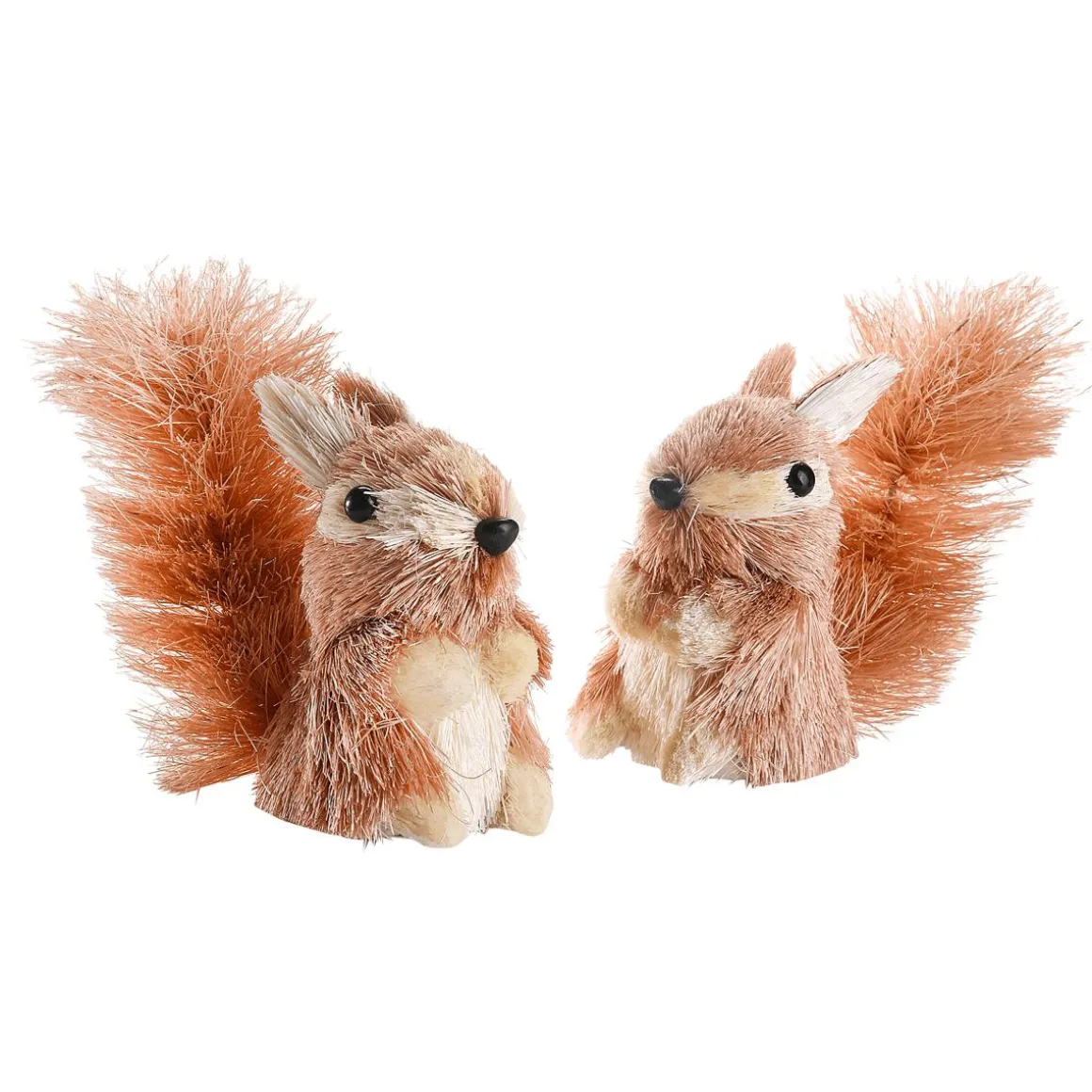 Set De 2 Figuras Decorativas De Ardilla, 11 Cm De Altura