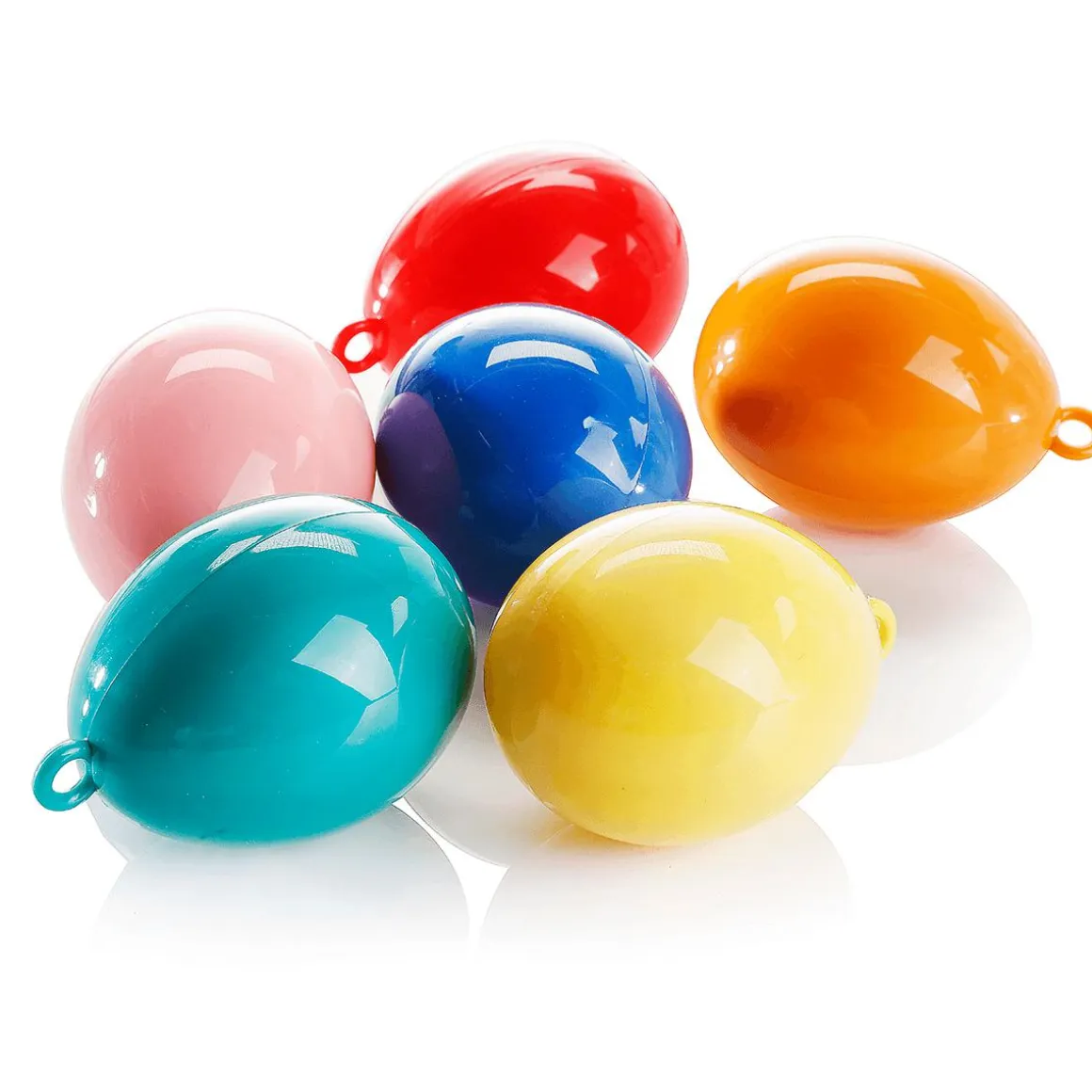 Set De Huevos Deco Ecológicos Pascua Coloridos 6 Piezas