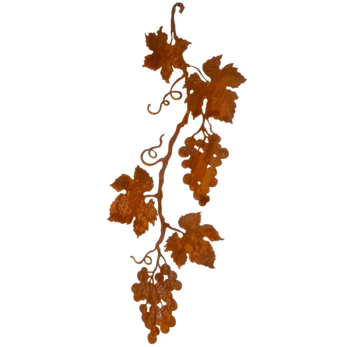 Silueta Noble De Metal Oxidado "Vine" 58 Cm