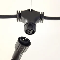 Sistema De Cortina De Luz LED Profesional IP67 150 Cm Negro
