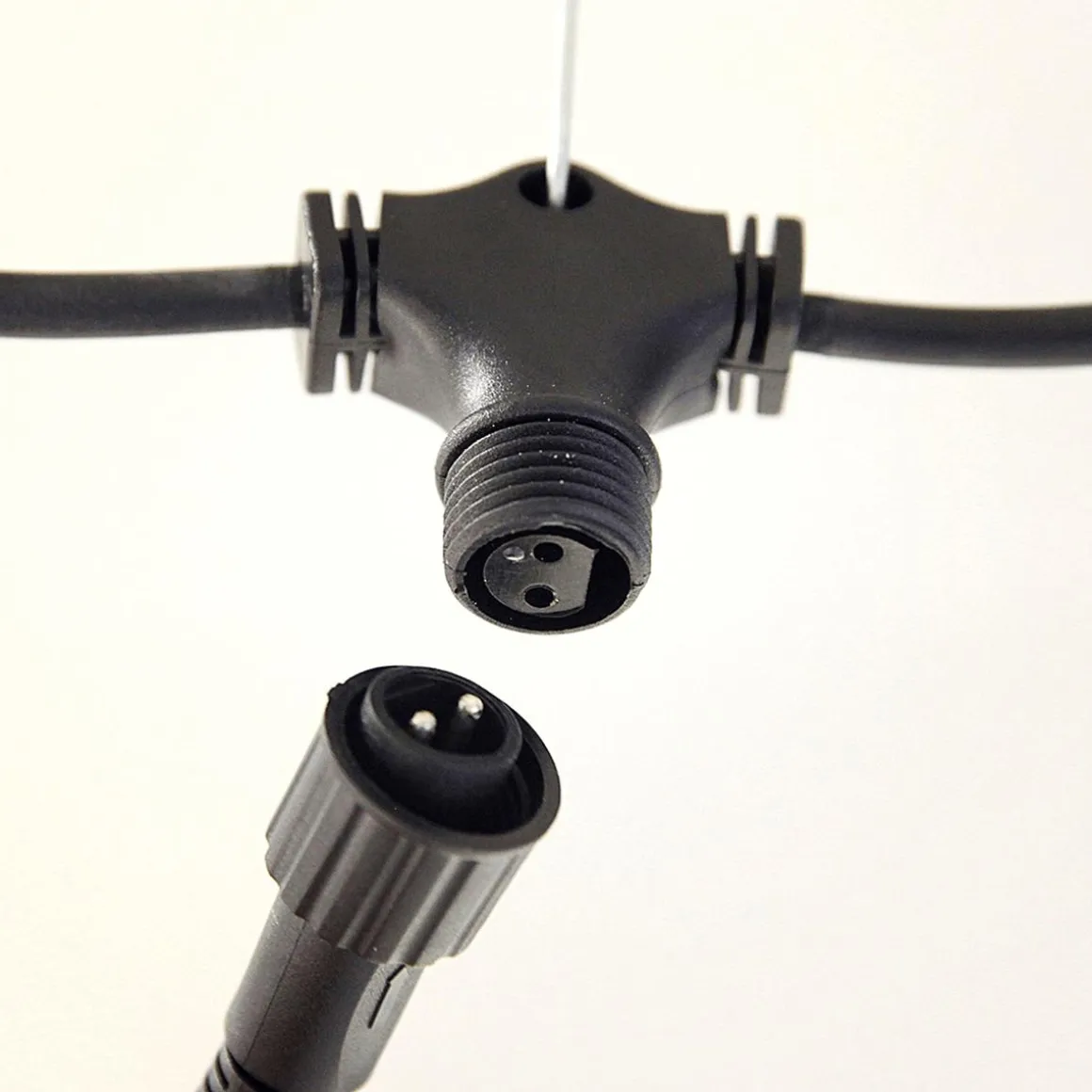 Sistema De Cortina De Luz LED Profesional IP67 150 Cm Negro