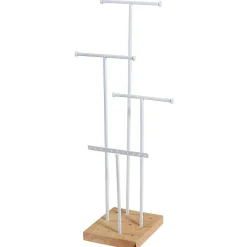 Soporte De Joyería, Expositor En Forma De T 4 Piezas, Altura 50 Cm